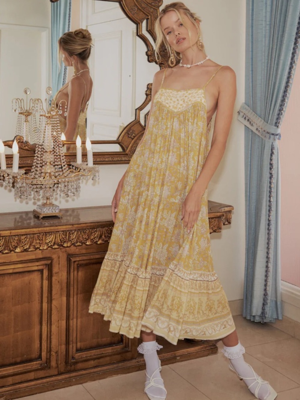 Spell Rollers and Racers Sundress Dusty Lemon